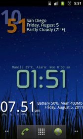 game pic for Advanced Clock Widget